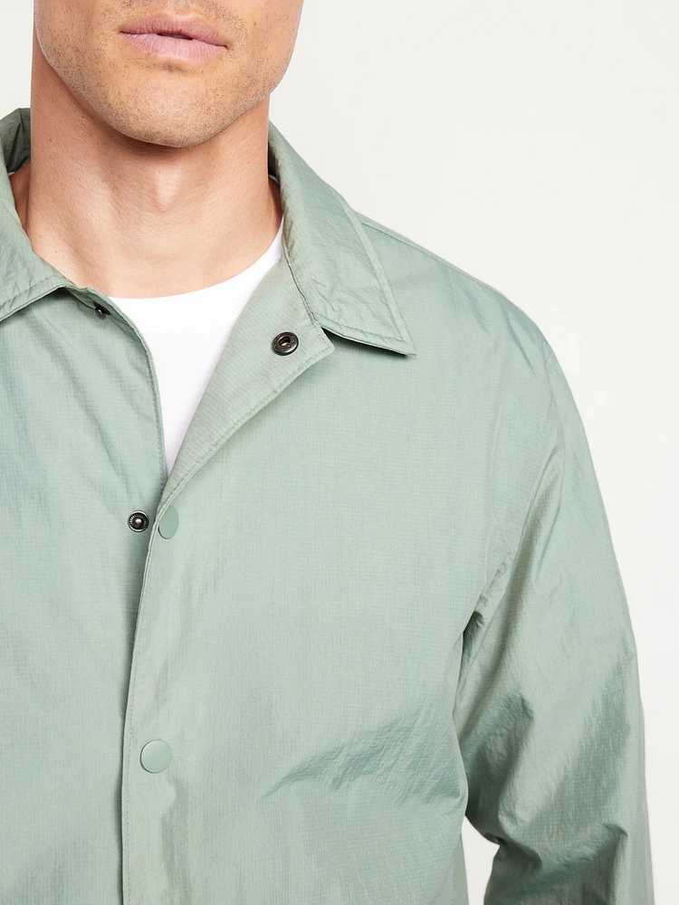 Water-Resistant Coach Jacket