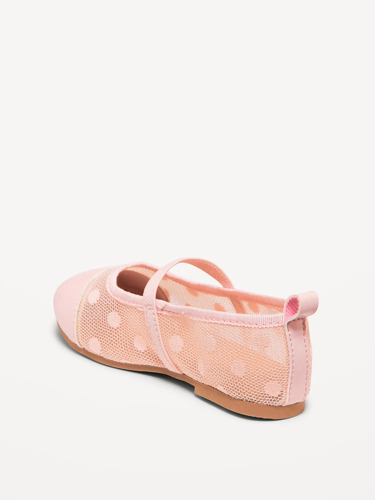 Mesh Ballet Flats for Toddler Girls