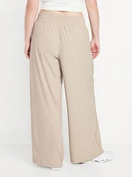 Extra High-Waisted SleekTech Pleated Trousers