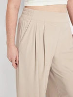 Extra High-Waisted SleekTech Pleated Trousers