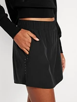 Mid-Rise StretchTech Skort -- 3-inch inseam