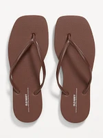 Square Toe Flip-Flop Sandals