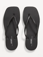 Square Toe Flip-Flop Sandals