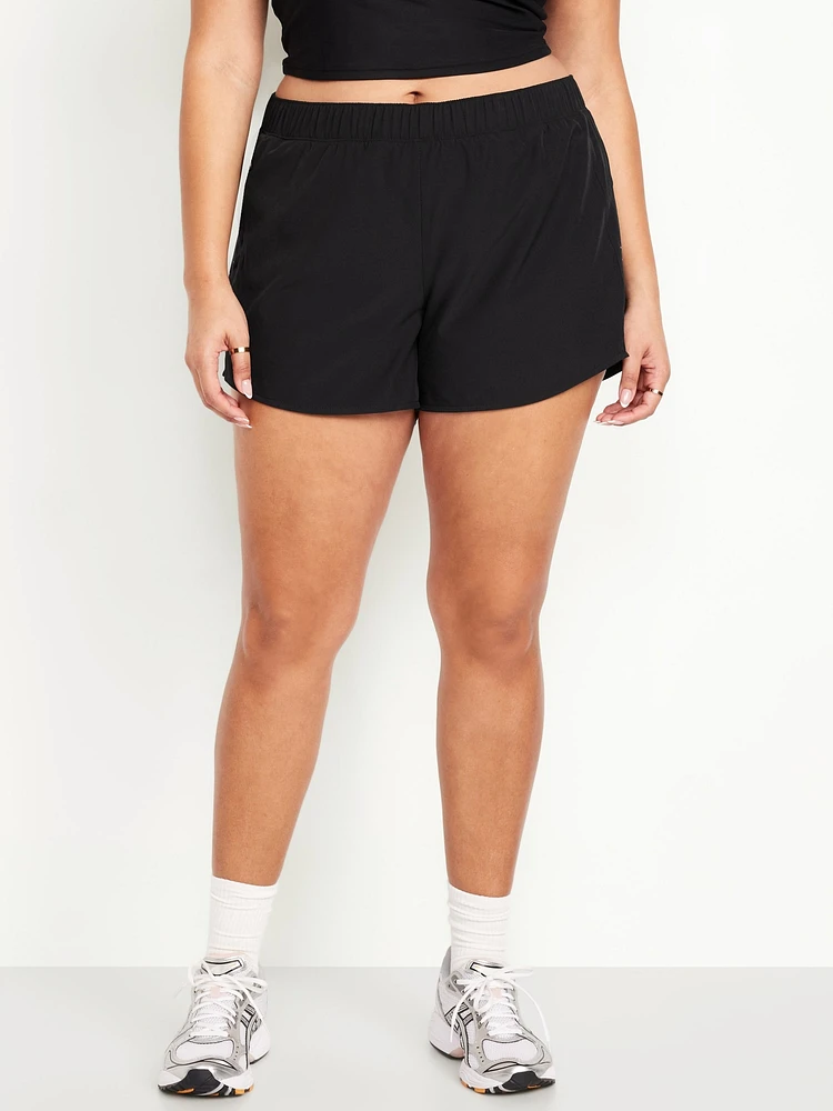 Mid-Rise StretchTech Run Shorts -- 4-inch inseam