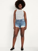 Curvy High-Waisted OG Jean Shorts -- 3-inch inseam