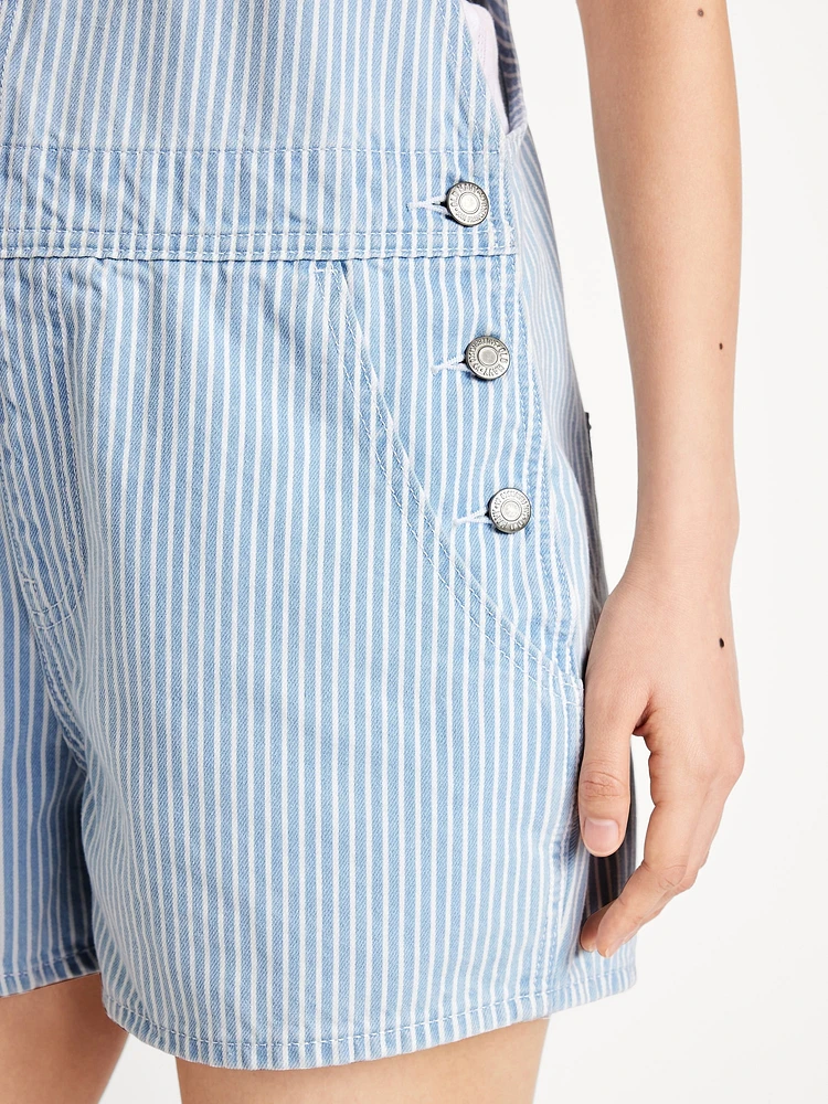 Baggy Jean Shortalls -- 3-inch inseam