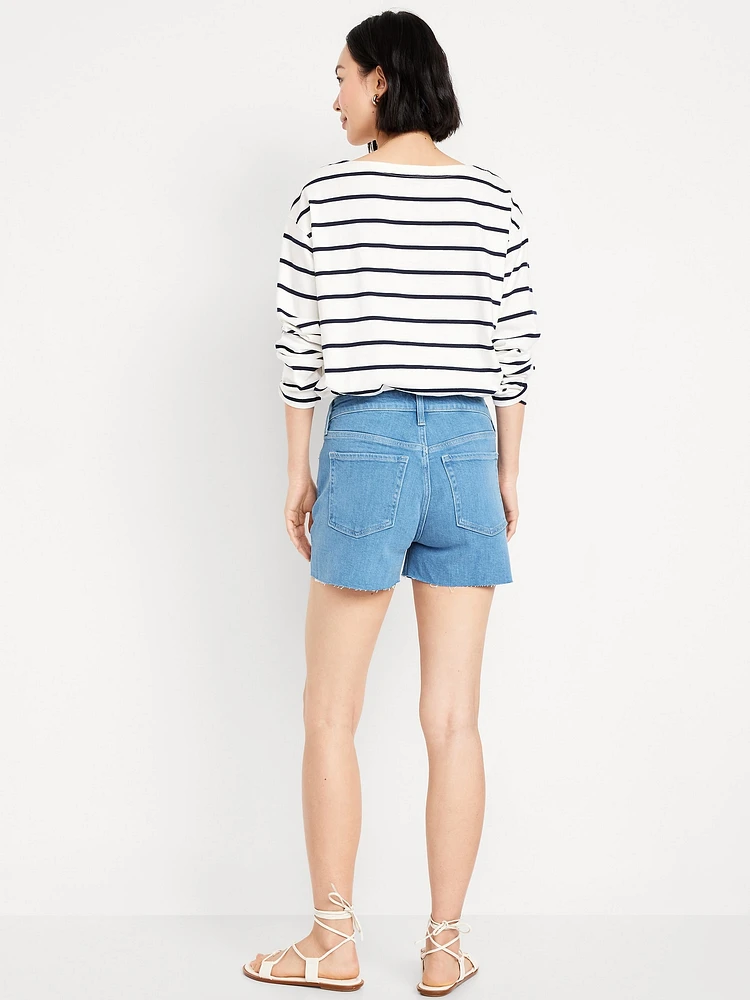 High-Waisted OG Jean Cut-Off Shorts - 3-inch inseam