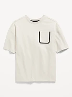 Dynamic Fleece Oversized Pocket T-Shirt for Boys