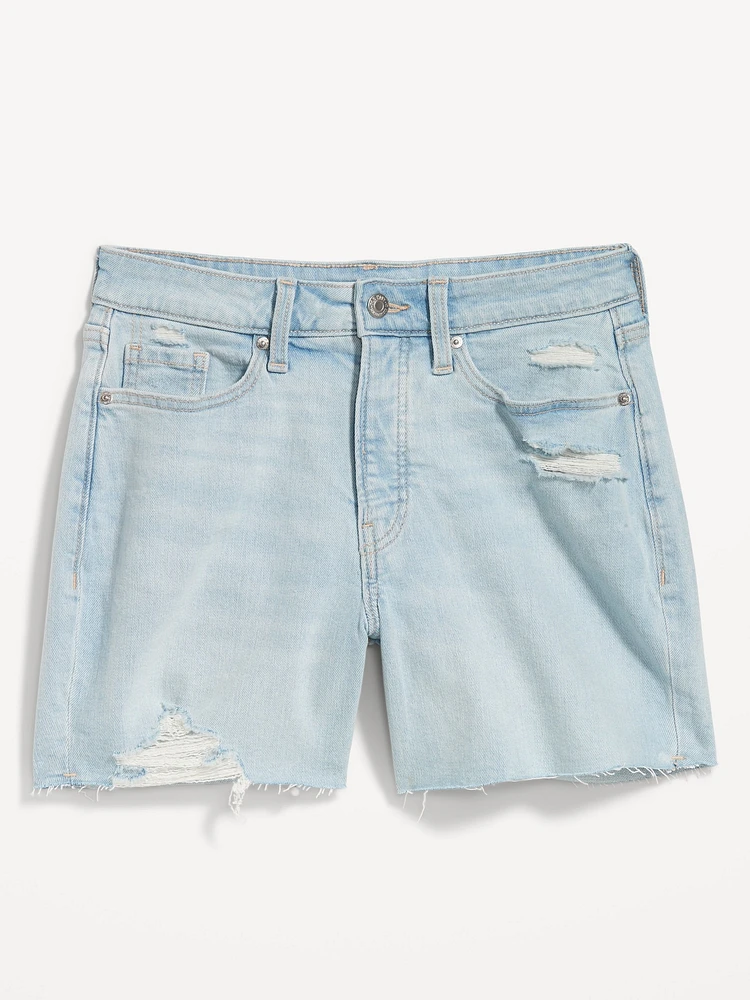 Curvy High-Waisted OG Jean Shorts -- 5-inch inseam