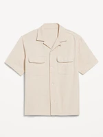 Short-Sleeve Utility Camp Shirt