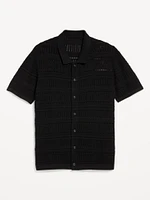 Open-Stitch Sweater