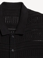 Open-Stitch Sweater