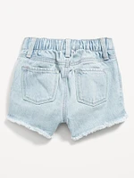 Frayed-Hem Jean Shorts for Baby