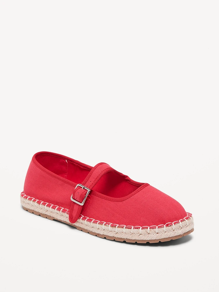 Espadrille Mary Jane Flats