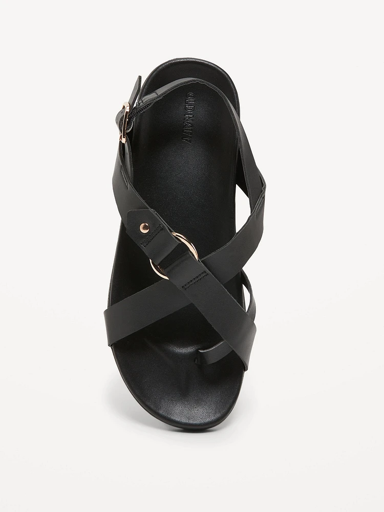 Strappy O-Ring Sandals