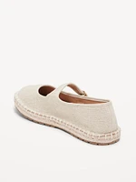 Espadrille Mary Jane Flats