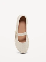 Espadrille Mary Jane Flats