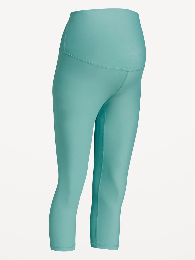 Legging de maternité court sculptant Powersoft à panneau complet