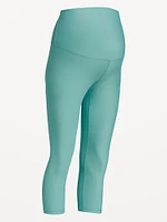 Legging de maternité court sculptant Powersoft à panneau complet