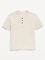 Short-Sleeve Henley T-Shirt for Boys