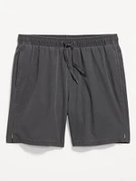 Solid Swim Trunks -- 7-inch inseam