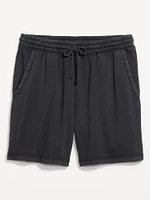 Garment-Dyed French Terry Shorts -- 6-inch inseam