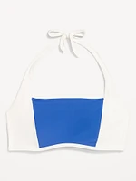 Matte Halter Swim Top