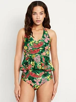 Matte Tankini Swim Top