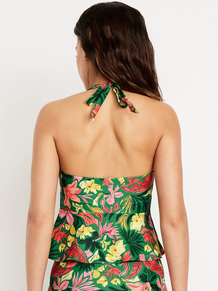 Matte Tankini Swim Top