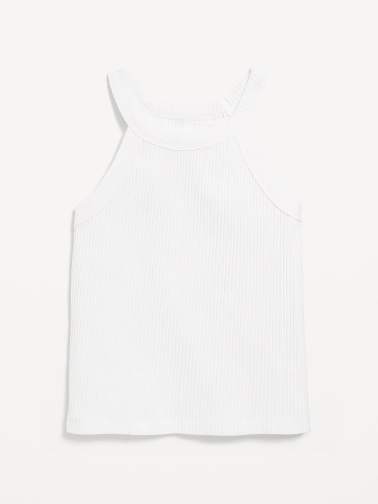 Fitted Halter Tank Top for Toddler Girls