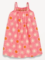 Printed Beaded Cami Dress for Toddler Girls