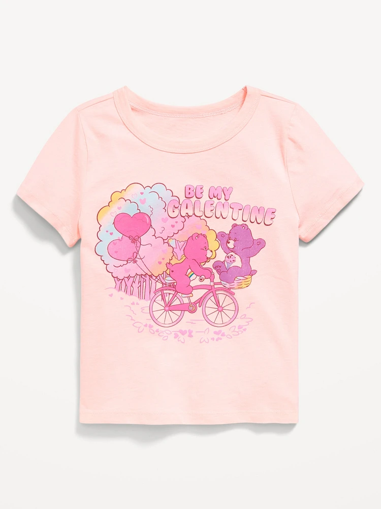 Fitted Short-Sleeve Licensed Graphic T-Shirt for Girls