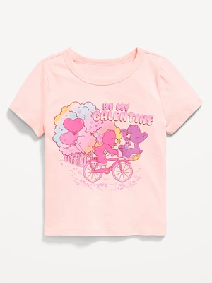 Fitted Short-Sleeve Licensed Graphic T-Shirt for Girls