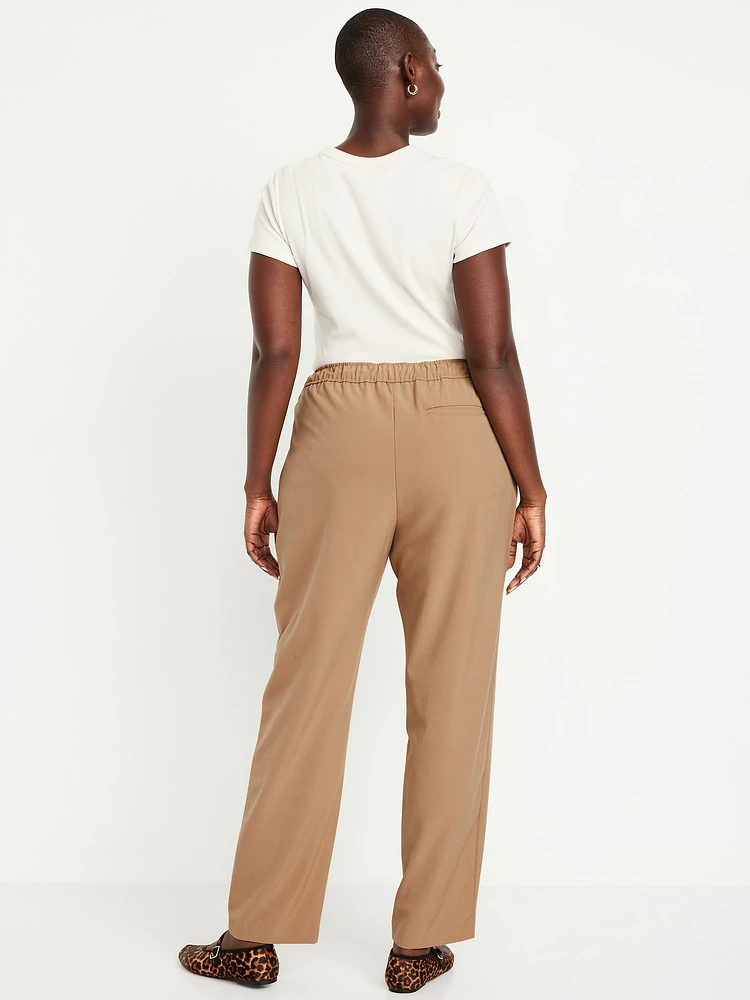 High-Waisted Billie Straight Trouser