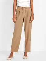 High-Waisted Billie Straight Trouser