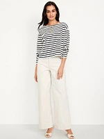 Extra High-Waisted Mariner Wide-Leg Pants