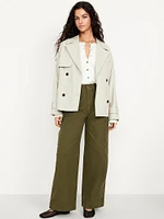 Extra High-Waisted Mariner Wide-Leg Pants