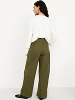 Extra High-Waisted Mariner Wide-Leg Pants