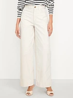 Extra High-Waisted Mariner Wide-Leg Pants