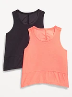 CloudMotion Muscle Tank Top 2-Pack for Girls