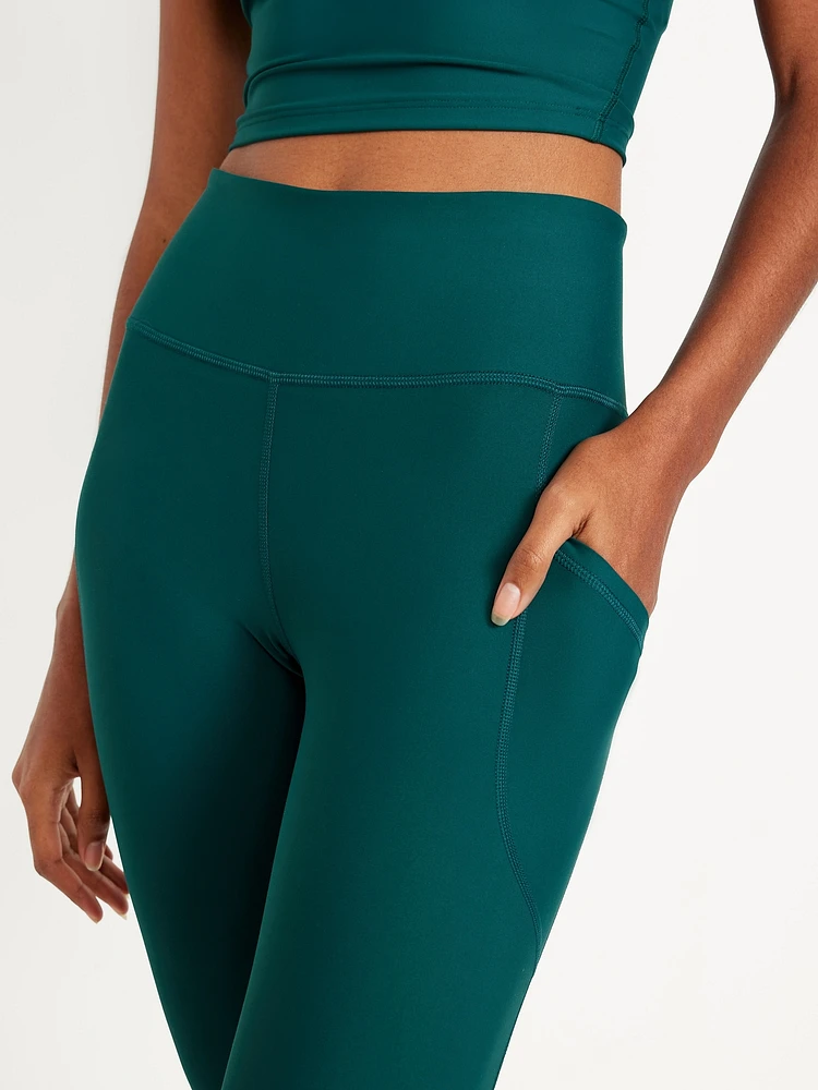 High-Waisted PowerSoft 7/8 Pocket Leggings