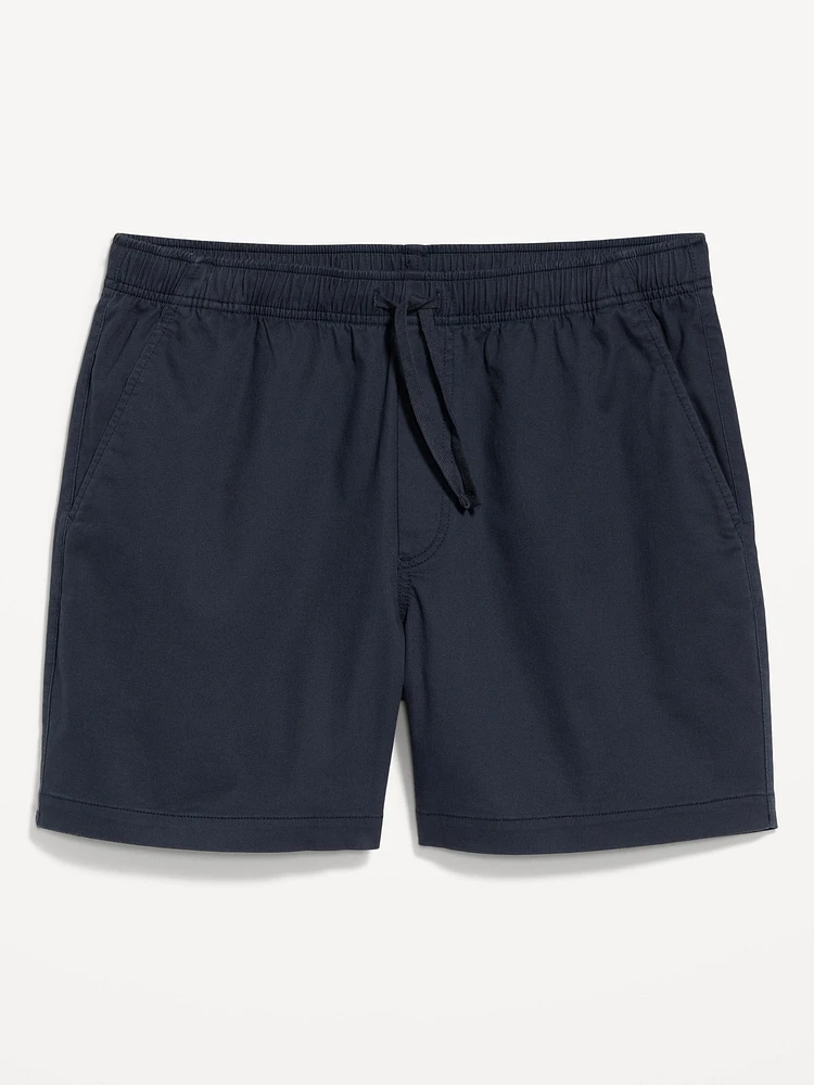 Twill Jogger Shorts -- 5-inch inseam