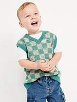 Oversized Sweater-Knit Vest for Toddler Boys