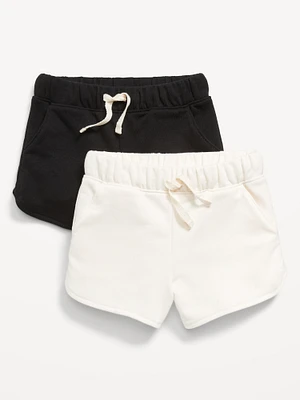 French-Terry Shorts 2-Pack for Toddler Girls