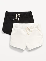 French-Terry Shorts 2-Pack for Toddler Girls