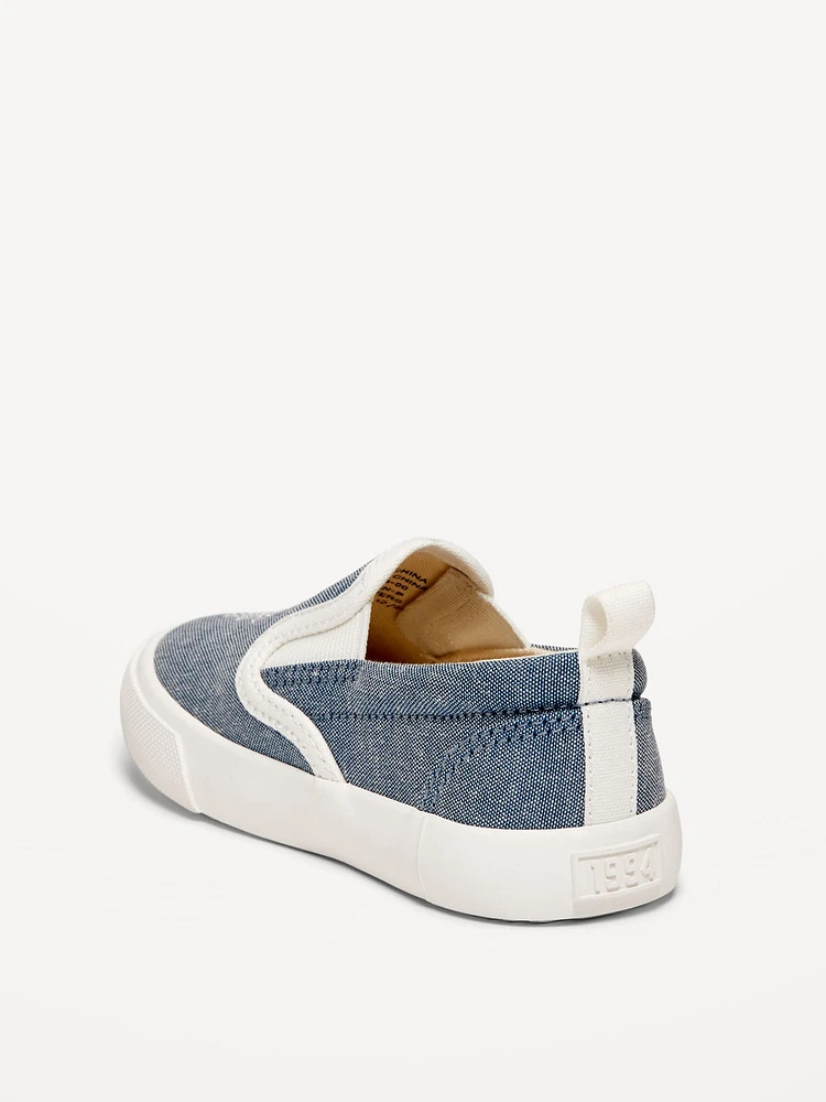 Canvas Slip-On Sneakers for Toddler Girls