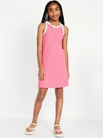Printed Fitted Sleeveless Dress for Girls