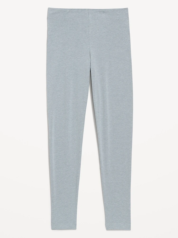 High-Waisted Jersey Fashion Layering Leggings