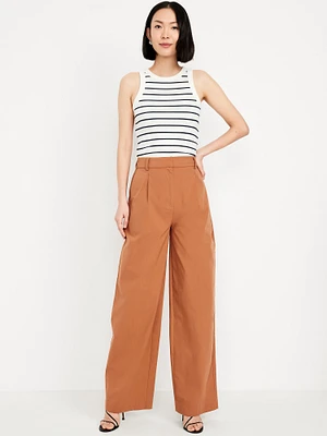 Extra High-Waisted Taylor Wide-Leg Trouser Pants