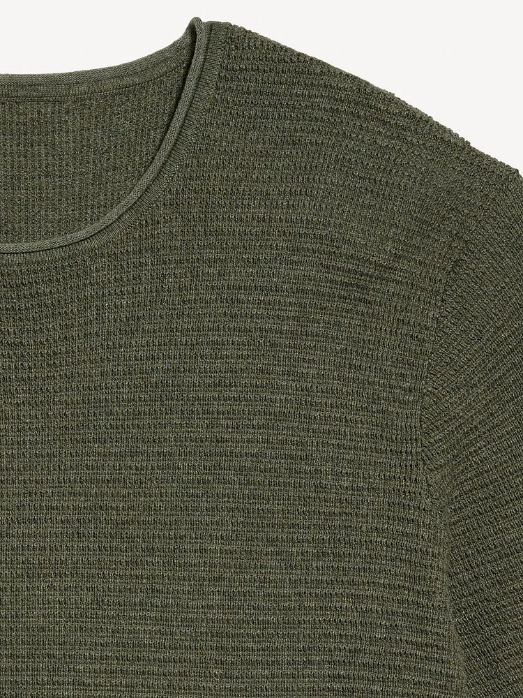 Sweater-Knit T-Shirt